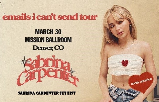 Sabrina Carpenter Tour Setlist 