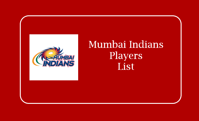 Mumbai Indians Players List 
