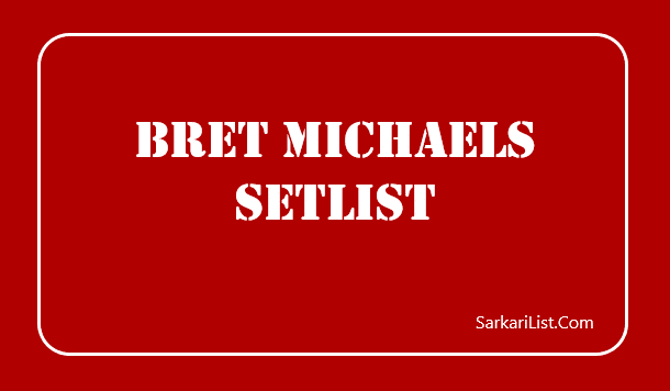 Bret Michaels Setlist 