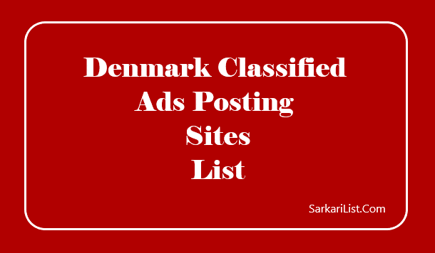 Denmark Classified Ads Posting Sites List