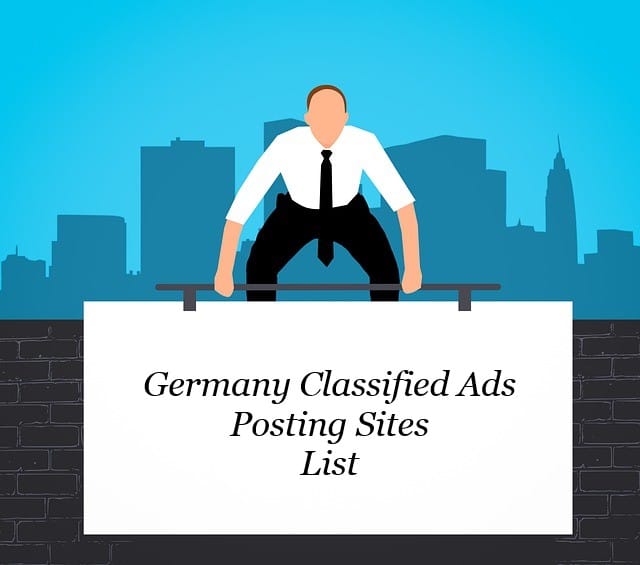 Germany Classified Ads Posting Sites List 