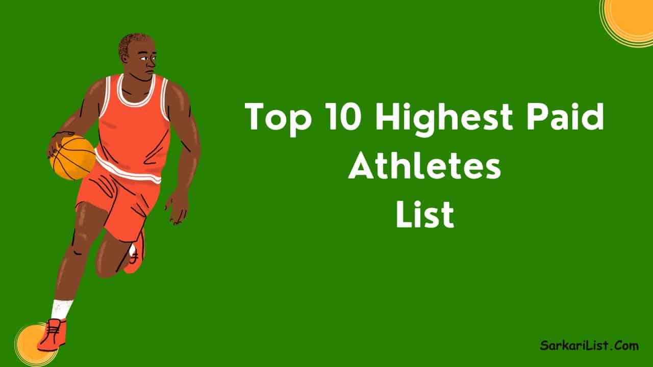Top 10 Highest Paid Athletes List