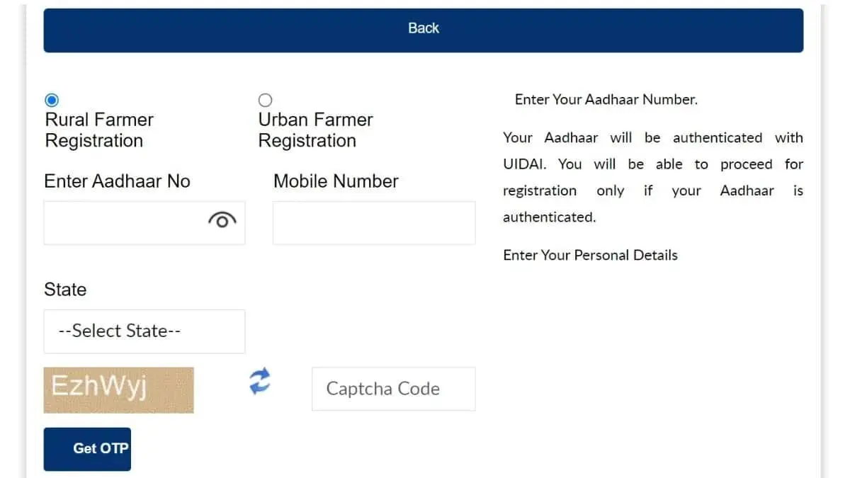 Register For PM Kisan Samman Nidhi Online