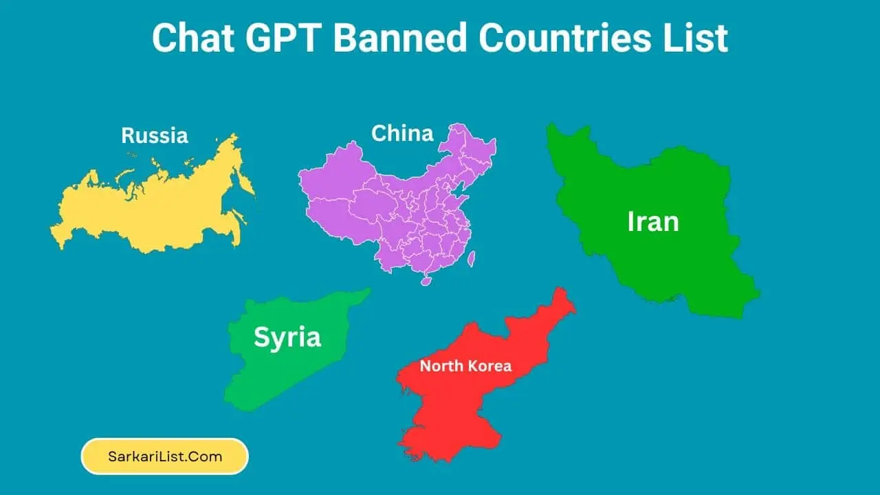 Chat GPT  Banned Countries List