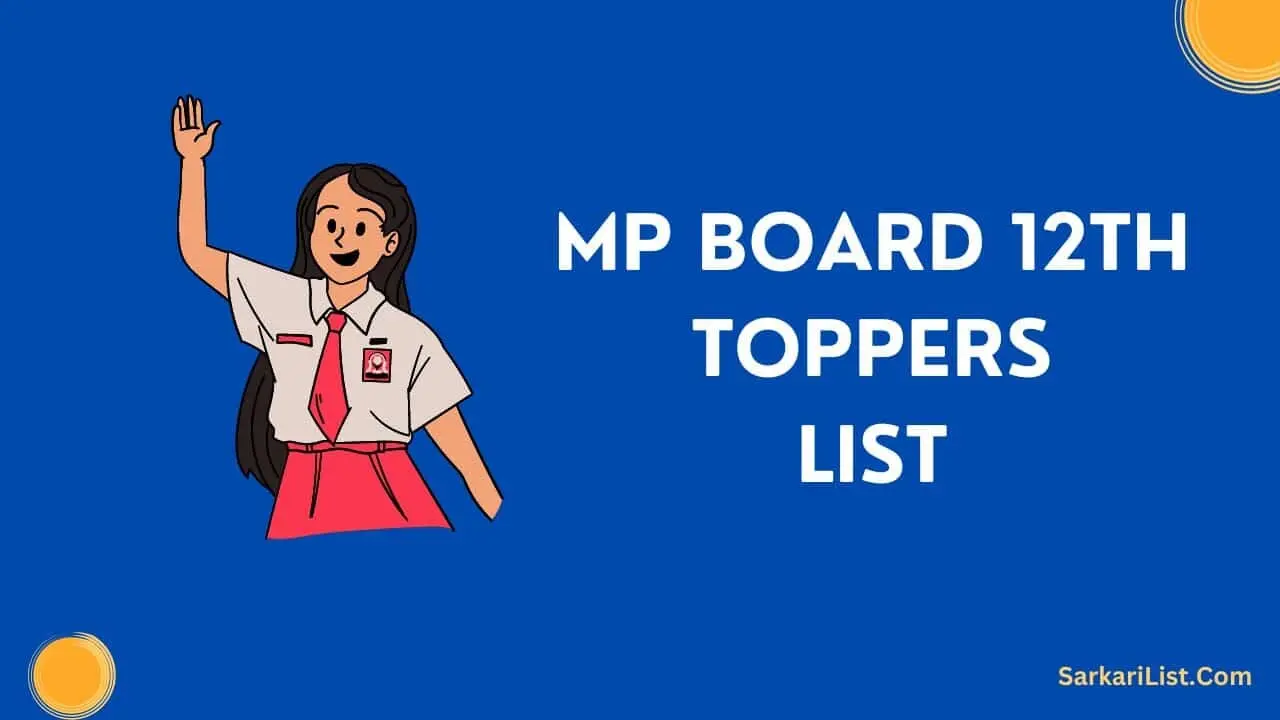 MP Board 12th Toppers List 