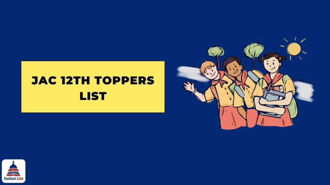 JAC 12th Toppers List JAC 12th Toppers List