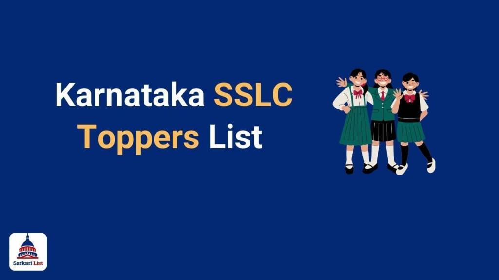 Karnataka Sslc Toppers List Highest Marks Merit List