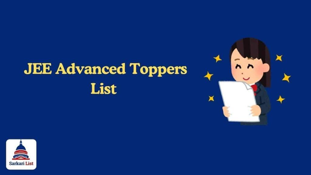 JEE Advanced Toppers List