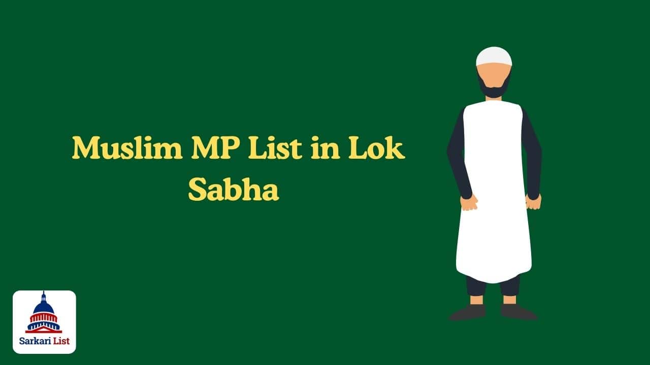 Muslim MP List in Lok Sabha 
