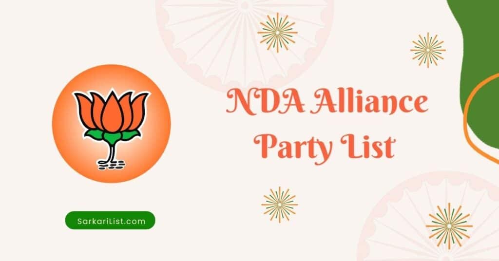 NDA Alliance Party List