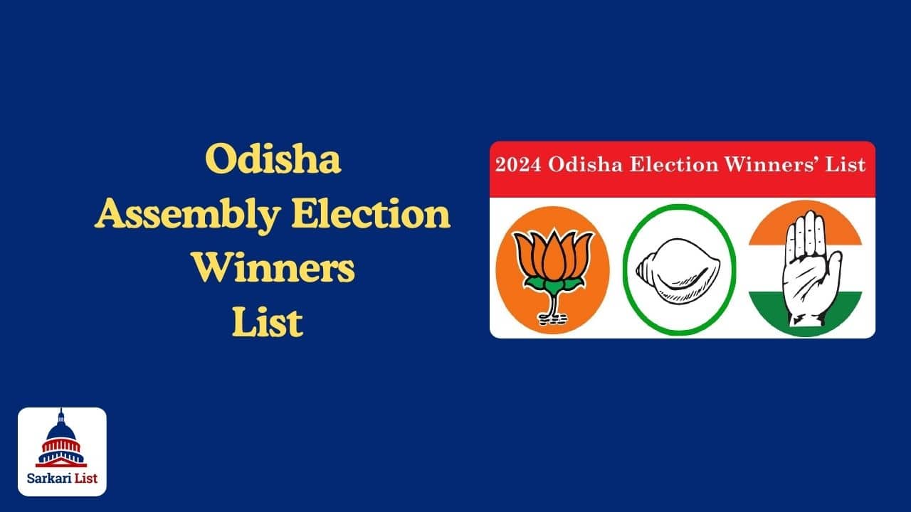 Odisha Assembly Election Winners List 