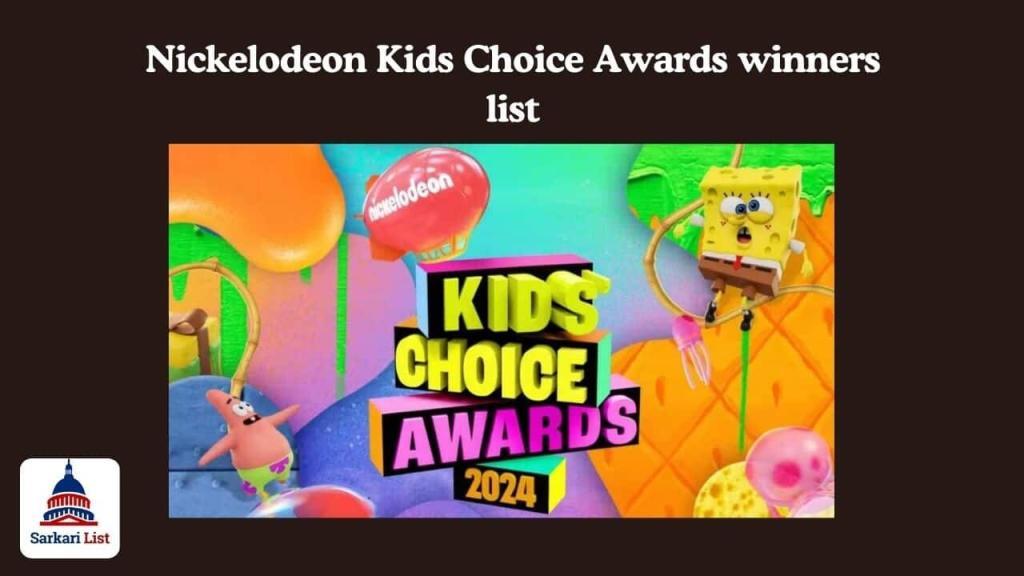 Nickelodeon Kids Choice Awards winners list