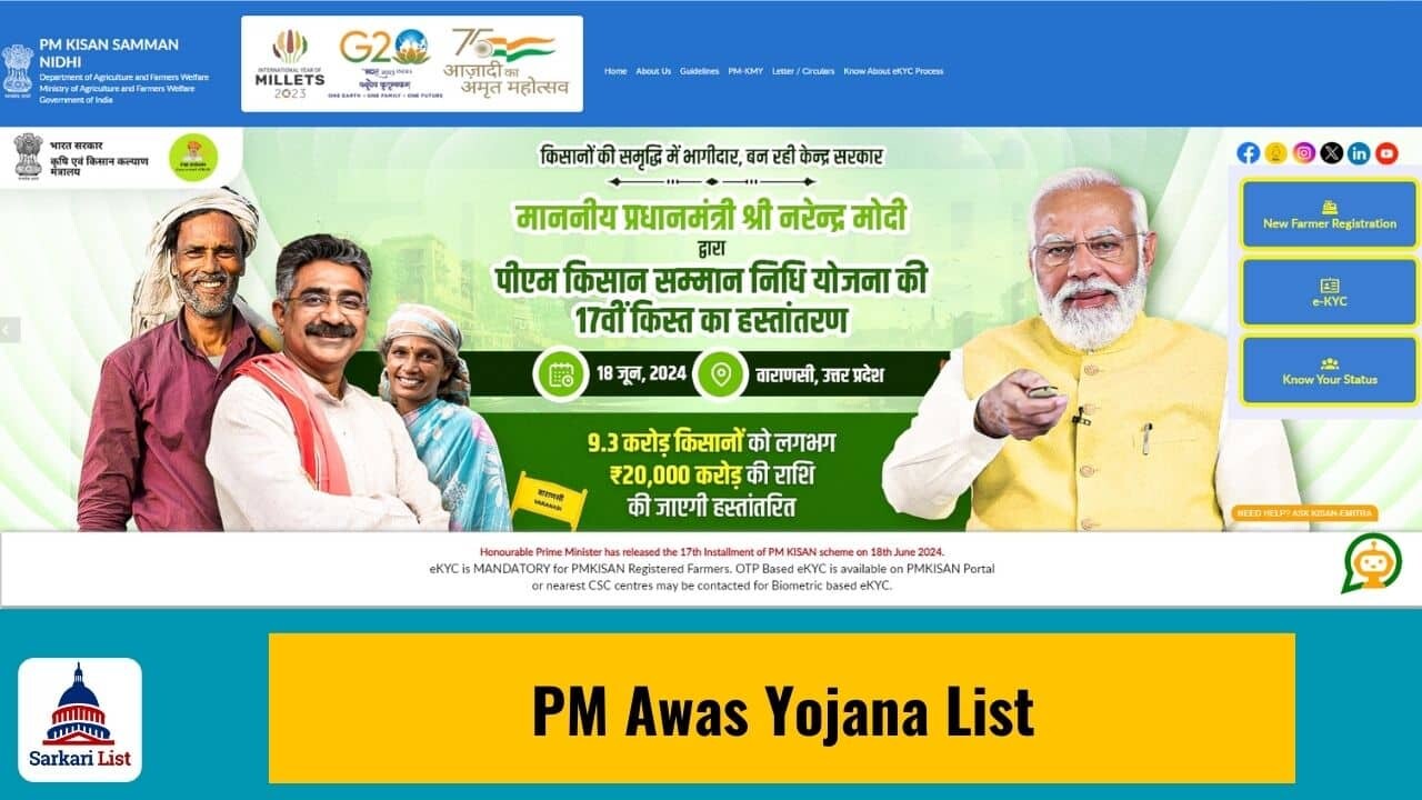 PM Kisan Beneficiary List 2025 Village Wise