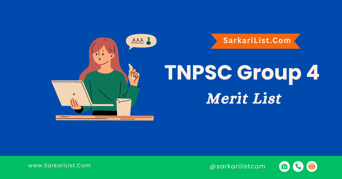 TNPSC Group 4 Result List