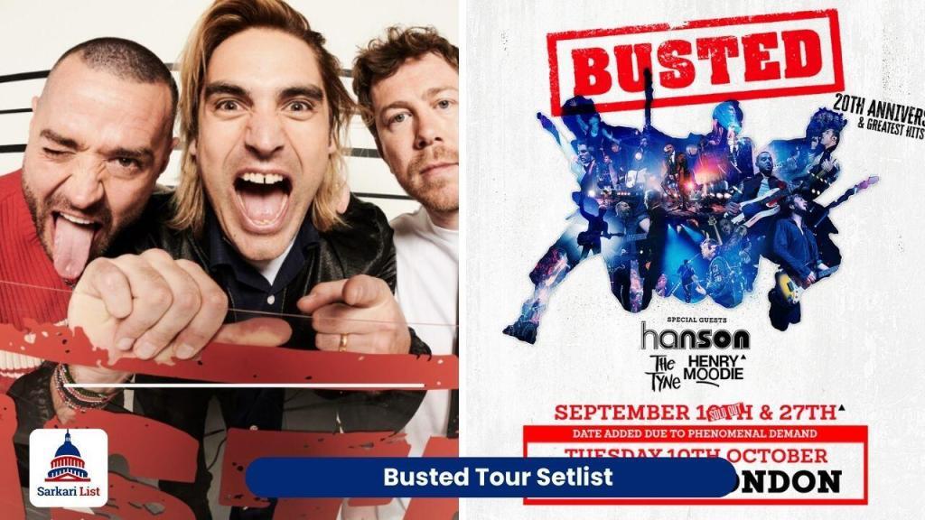 Busted Tour Concert Setlist