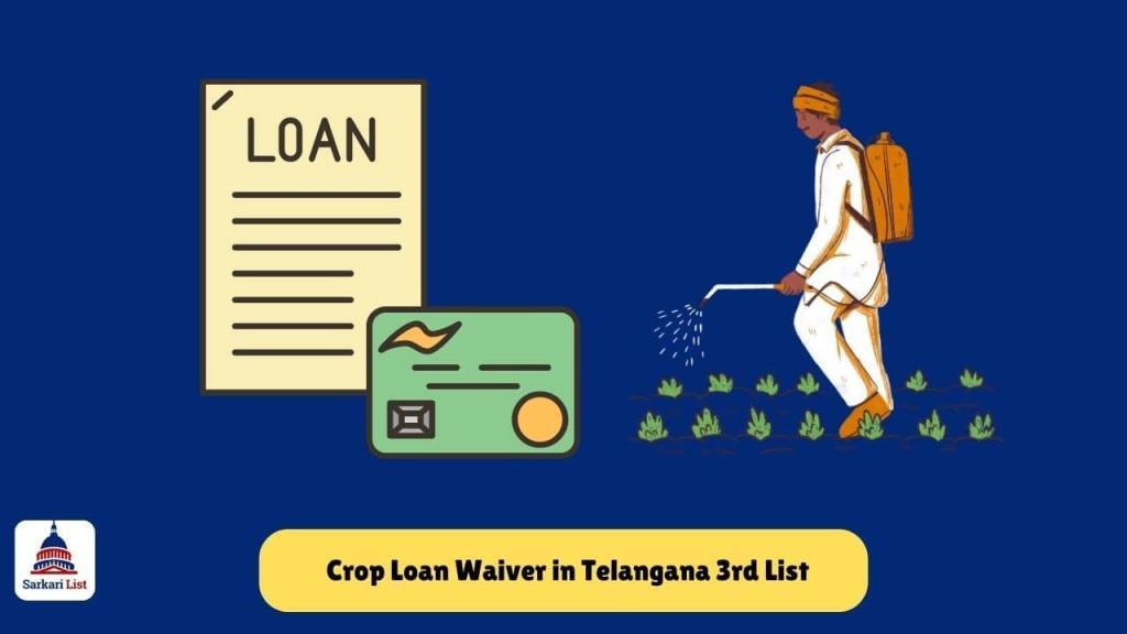 Crop Loan Waiver in Telangana 3rd List