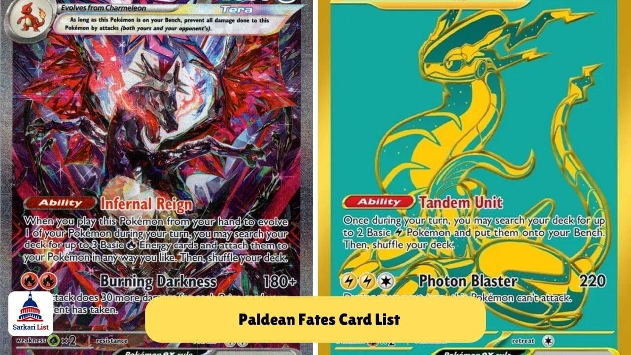 Paldean Fates Card List