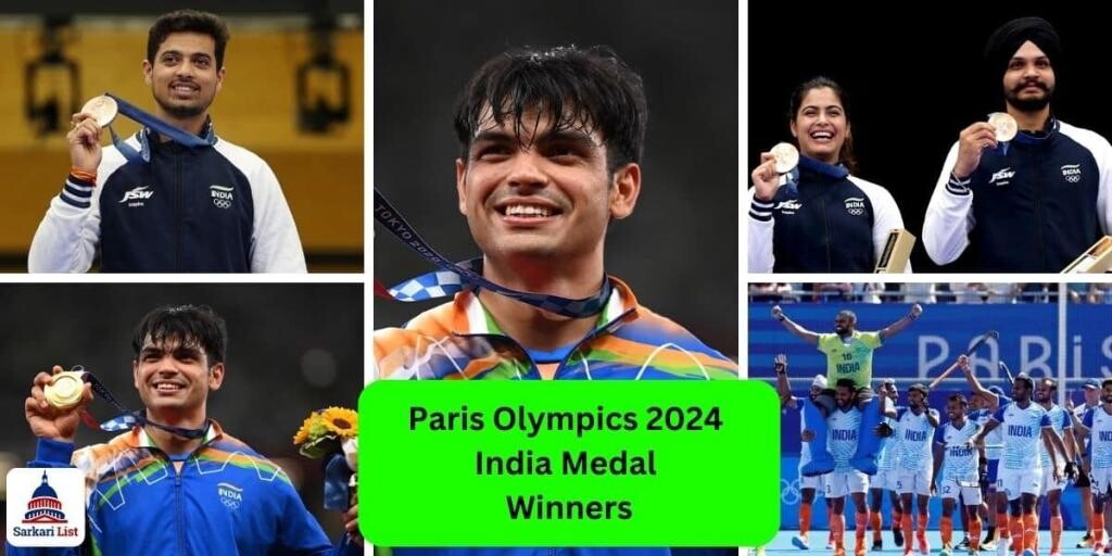 Paris Olympics 2024 India Medal Winners Full List