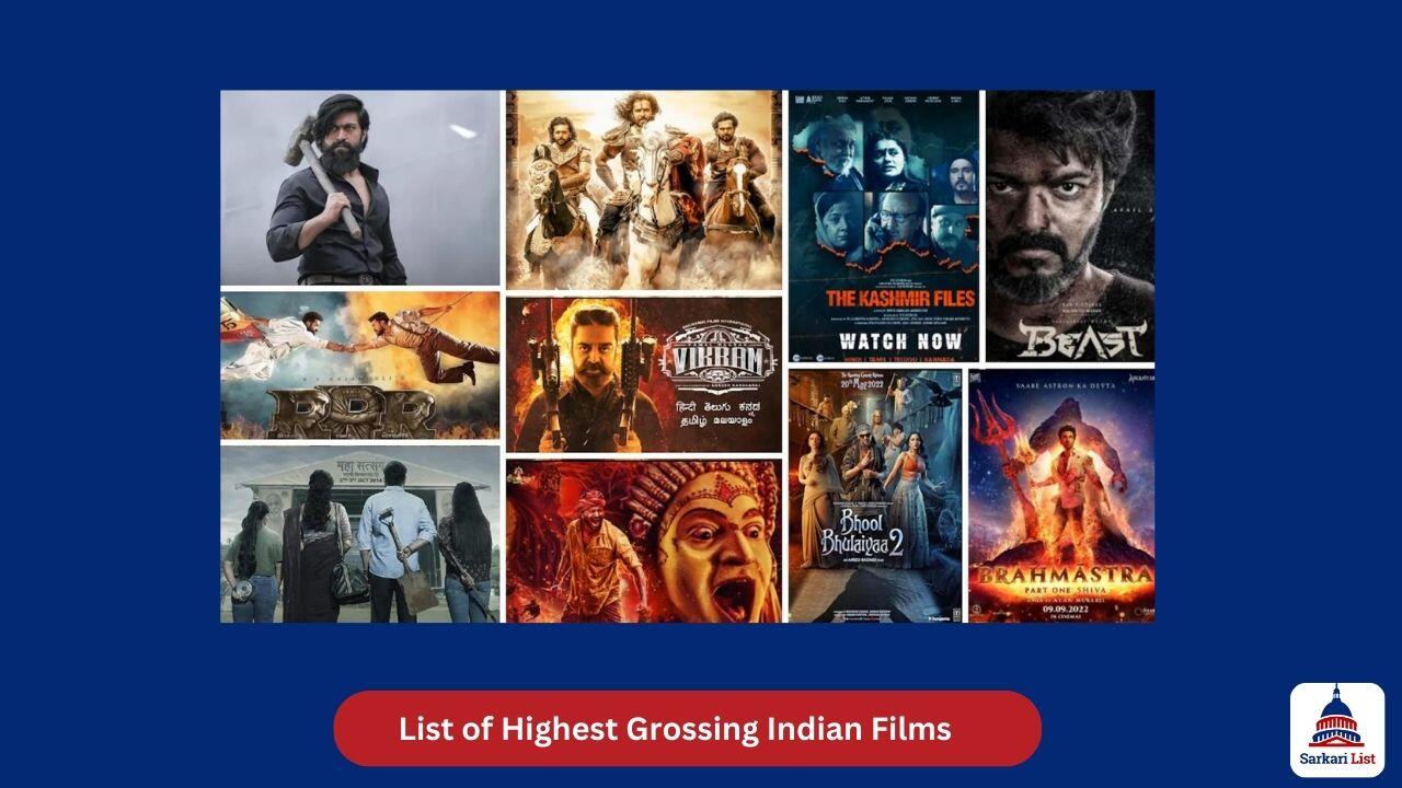 List of Highest Grossing Indian Films