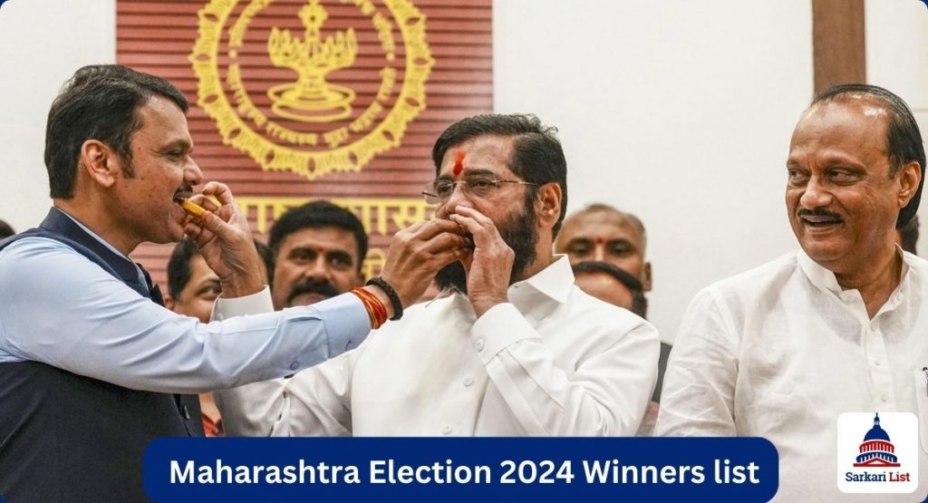 Maharashtra Election 2024 Winners list