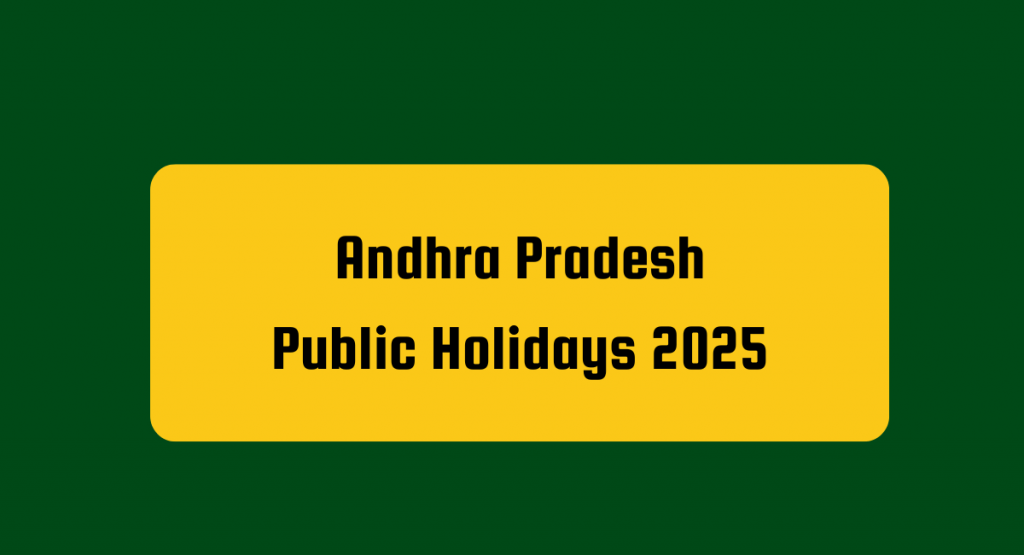 Andhra Pradesh Public Holidays 2025