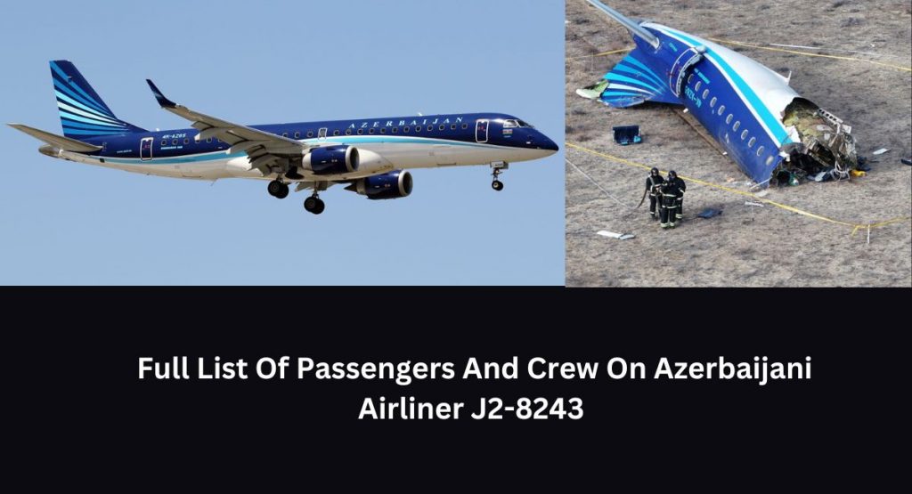 Full List Of Passengers And Crew On Azerbaijani Airliner J2-8243