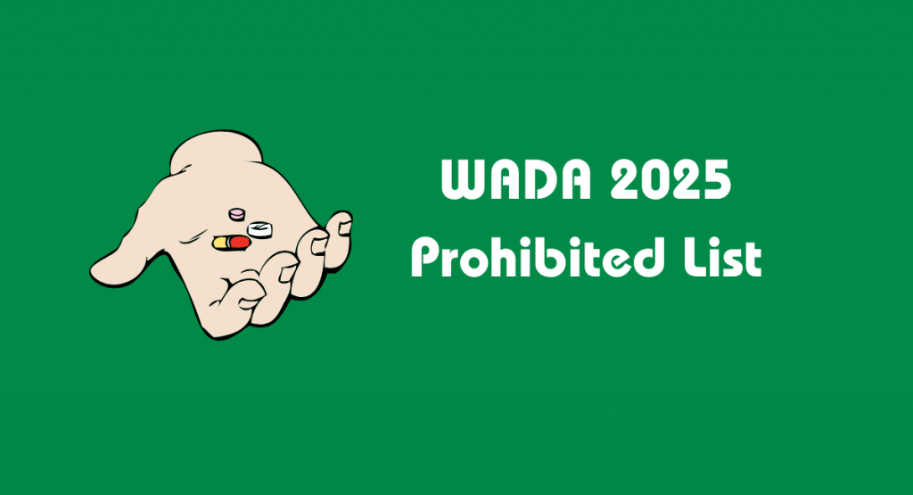 WADA 2025 Prohibited List