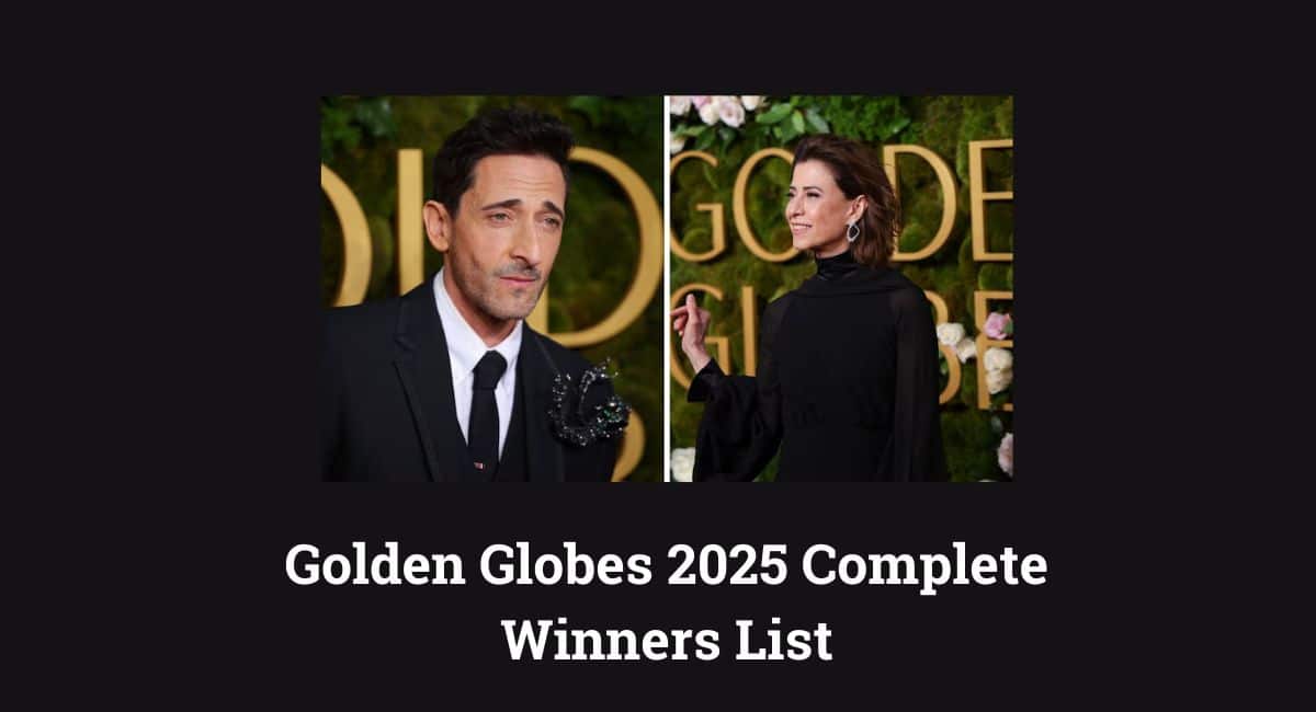 Golden Globes 2025 Complete Winners List