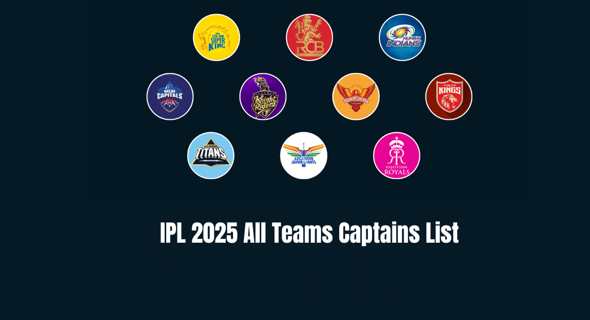 IPL 2025 All Teams Captains List