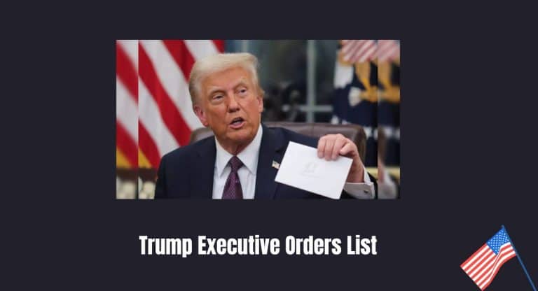 Here Is The Trump Executive Orders List For 2025