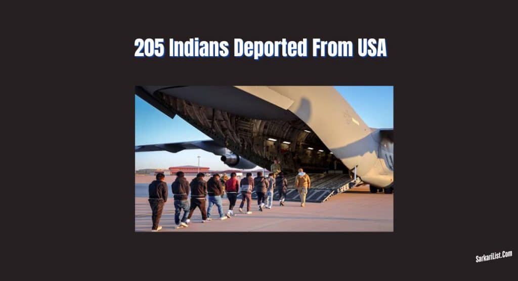 205 Indians Deported From USA list