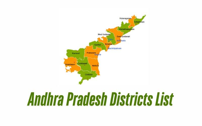 Andhra Pradesh Districts List 