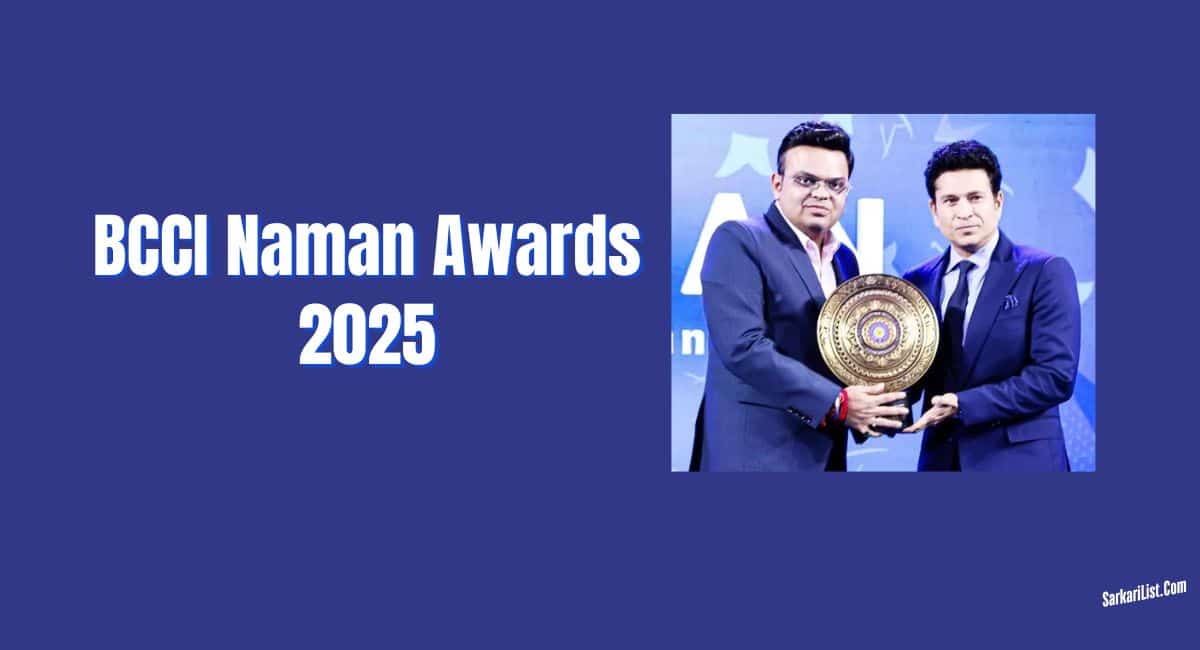 BCCI Naman Awards 2025 Full List of Winners