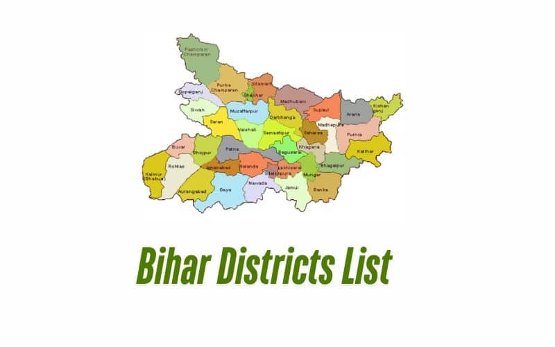 Bihar Districts List