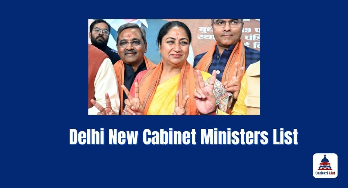 Delhi New Cabinet Ministers List