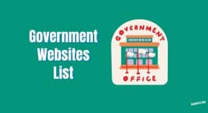 Government Websites List