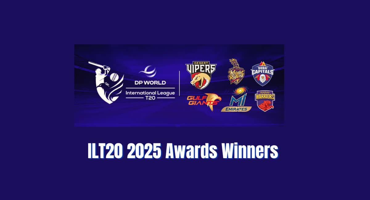 ILT20 2025 Awards Winners List