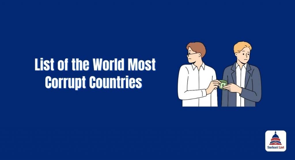 List of the World Most Corrupt Countries in 2025