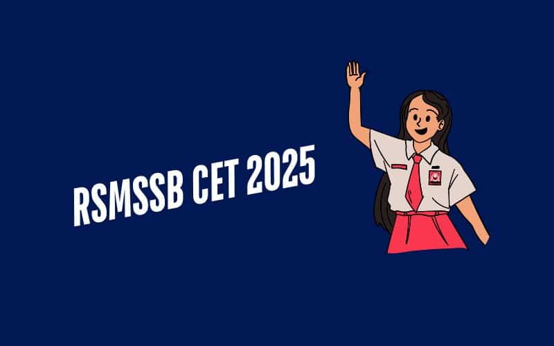 RSMSSB CET 2025 Graduate Level Result