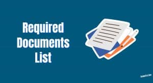 Required Documents List