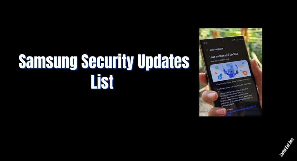 Samsung Security Updates List 2025