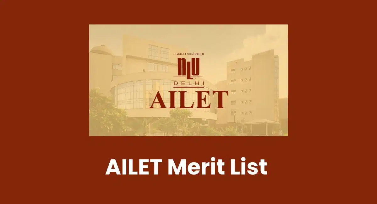 AILET 2025 Second Merit List AILET 2025 Second Merit List