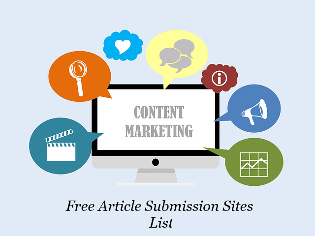 Free Article Submission Sites List