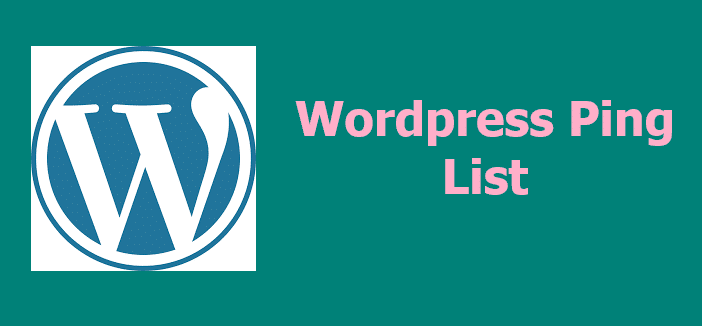 Latest WordPress Ping List 