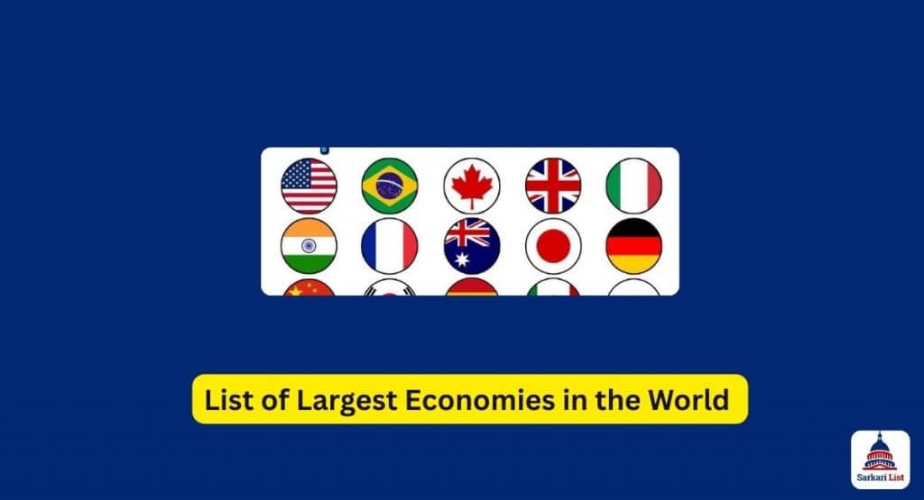 List of Largest Economies in the World