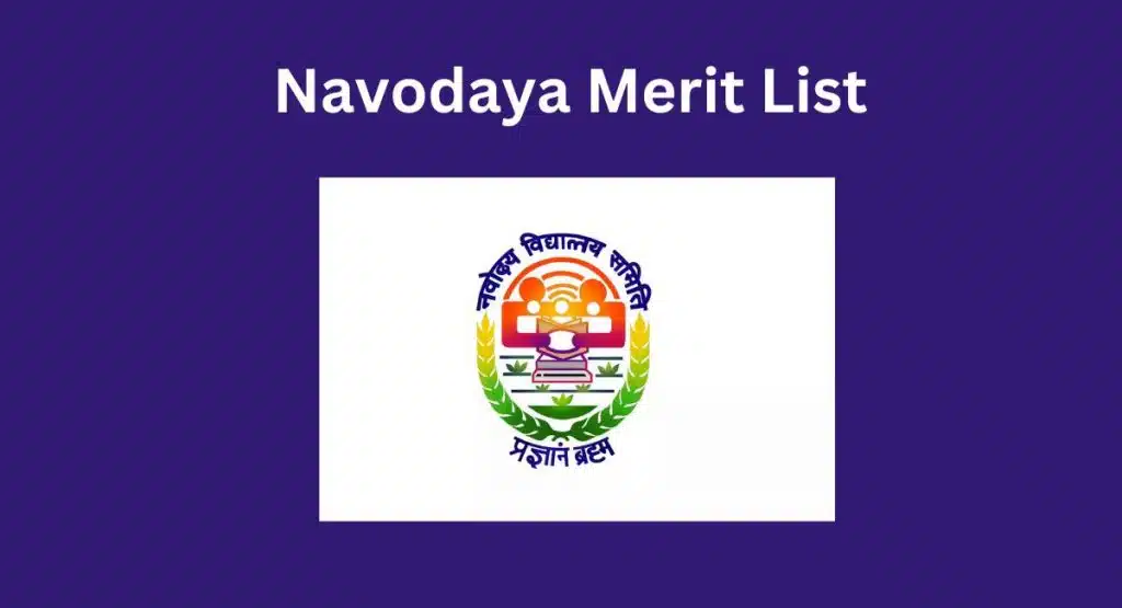 Navodaya Merit List