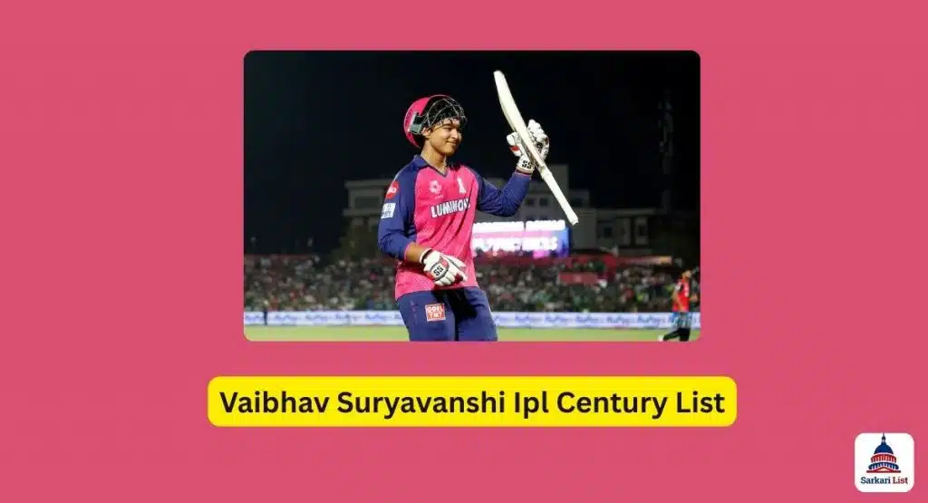 Vaibhav Suryavanshi Ipl Century List
