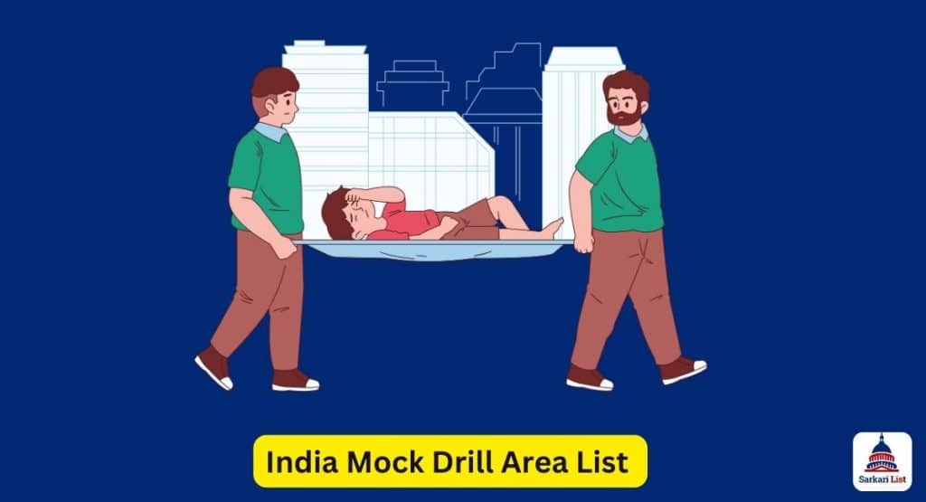 India Mock Drill Area List 2025 State Wise