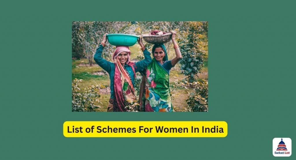 List of Schemes For Women In India