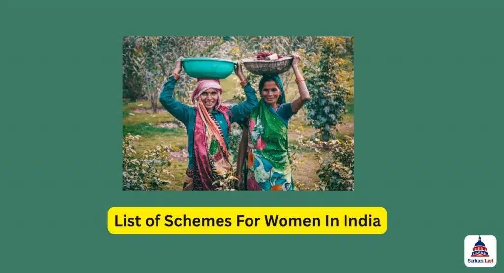 List of Schemes For Women In India